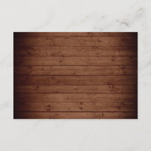 Blush Rose Rustikale Holzlattern Hochzeitsdetails Begleitkarte (Rückseite)