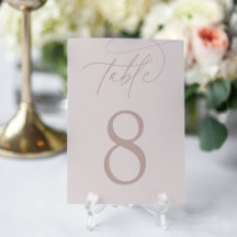 Blush + Rose Taupe | Einfache Elegante Script