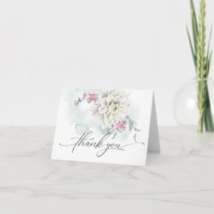 Blush-Rose und Alabaster-Garten Danke