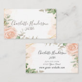 Blush-Rose-Visitenkarte Visitenkarte (Vorne/Hinten)