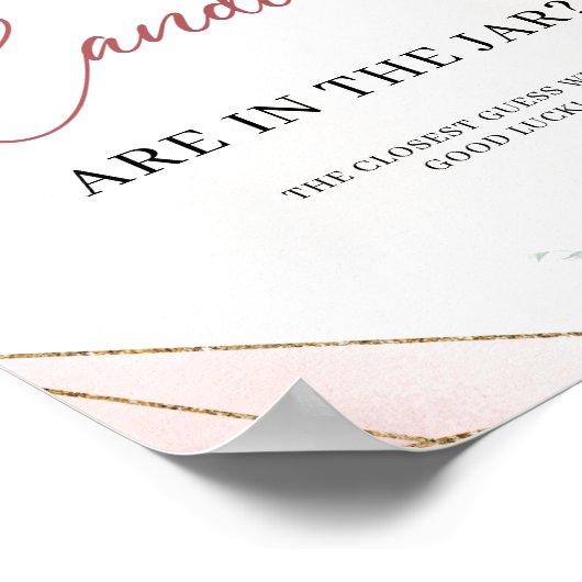 Blush Rose Wie viele Candies sind in JAR Poster (Ecke)