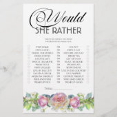 Blush Rose würde sie lieber Brautparty spielen (Vorderseite)