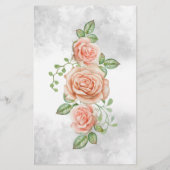 Blush Rose würde sie lieber Brautparty spielen (Rückseite)