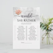 Blush Rose würde sie lieber Brautparty spielen (Stehend Vorderseite)