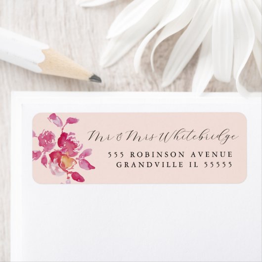 Blush Rosen Watercolor Modernes Design (Insitu)