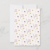 Blush Rustic Fairy Garden Save The Date (Rückseite)