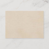 Blush Sage Floral Wedding Platzkarte (Rückseite)