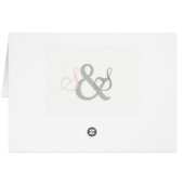 Blush Sage Green Watercolor Wedding (Rückseite Horizontal)
