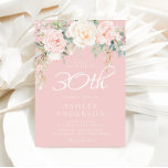 Blush & Sage Moderne Frauen 30. Geburtstag Party Einladung<br><div class="desc">Blush & Sage Moderne Frauen 30. Geburtstag Party Einladung Befolgen Sie unser Geschäft für viel mehr Einladungen und Designs</div>