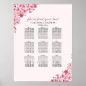 Blush Sakura Wedding – Spring Floral  Poster (Vorne)