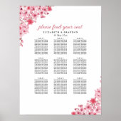 Blush Sakura Wedding – Spring Floral  Poster (Vorne)