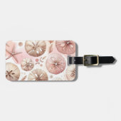 Blush Sand Dollars Star Fish Gepäckanhänger (Vorderseite horizontal)