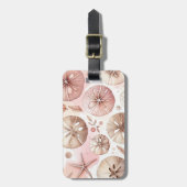 Blush Sand Dollars Star Fish Gepäckanhänger (Vorderseite vertikal)