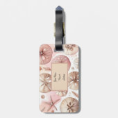 Blush Sand Dollars Star Fish Gepäckanhänger (Rückseite vertikal)