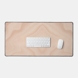 Blush & Sand Plug In AI-Kunst Schreibtischunterlage
