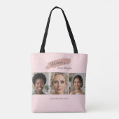 Blush Script 3 Foto-Portfolio-Salon-Marken-Promo Tasche (Rückseite)