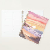 Blush Sea Sunset | Beach Watercolor Painting Planer (Anzeige)