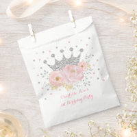 Blush Silver Crown Princess Baby Dusche Geburtstag