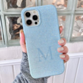 Blush Sky Blue Diamond Glitzer Ombre Custom Chic Case-Mate iPhone Hülle