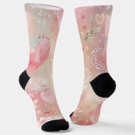 Blush Socken (Gewinkelt)