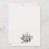 Blush Soft Stacked Cups Holiday Tea Party Gast Dankeskarte (Rückseite)