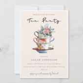 Blush Soft Stacks Weihnachtsgebäck Party laden ein Dankeskarte (Vorderseite)