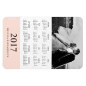 Blush Strip | Eleganter Foto - Kalender 2017 Magnet (Horizontal)
