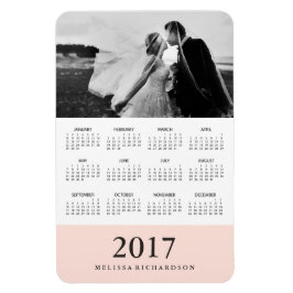 Blush Strip | Eleganter Foto - Kalender 2017 Magnet