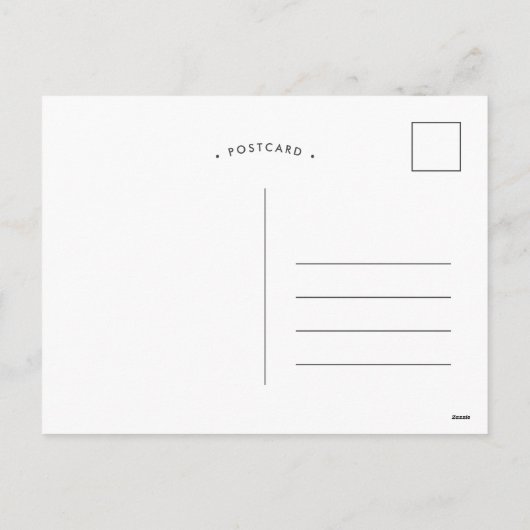 Blush Stripe und Blütendusche Einladung (Rückseite)