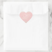 Blush Strokes Heart Envelope Stickers (Tasche)