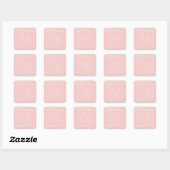 Blush Strokes Umschlag Stickers (Blatt)