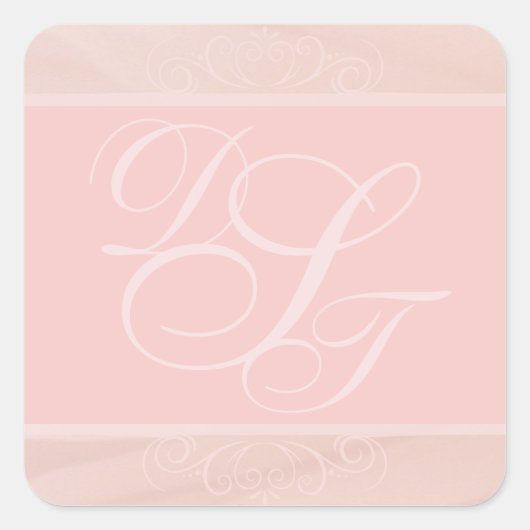 Blush Strokes Umschlag Stickers (Vorderseite)