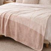 Blush Taupe Arch Fleece-Decke Fleecedecke