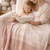 Blush Taupe Arch Fleece-Decke Fleecedecke