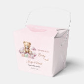 Blush Teddy Stars Pink Baby Girl Geschenkschachtel (Vorderseite)