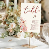 Blush & Terracotta Boho Bloral Foliage Wedding
