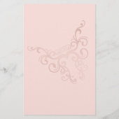 Blush Theme Candy Bar und Nugget Wrappers Flyer (Hinten)