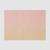 Blush to Gold Ombre Shimmer Luxus Seidenpapier (Vorderseite)