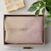 Blush to Gold Ombre Shimmer Luxus Seidenpapier (Geschenk)
