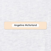 Blush Tones Palette Kids Name Organizational Etiketten (Design 1)