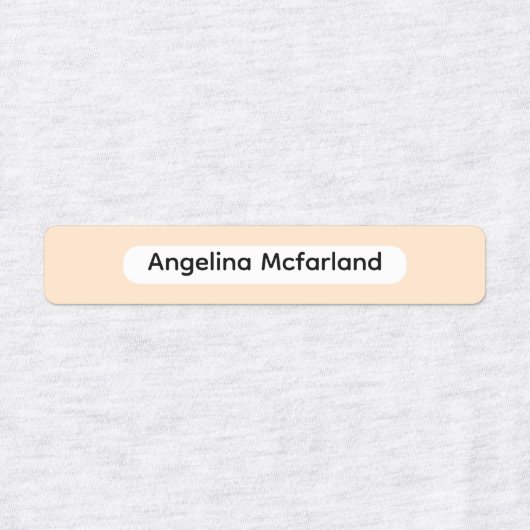 Blush Tones Palette Kids Name Organizational Etiketten (Design 1)