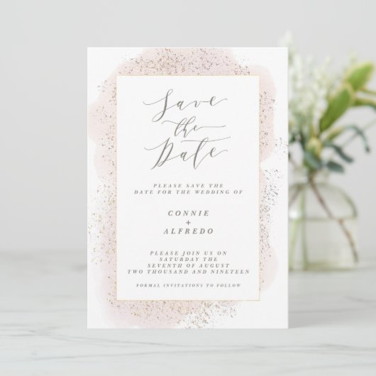 BLUSH-TOUCH SAVE THE DATE (Stehend Vorderseite)