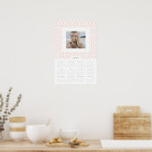 Blush Trellis 16x24 2017 Foto Kalender Poster (Küche)