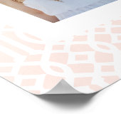 Blush Trellis Poster (Ecke)