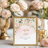 Blush und Gold Custom erstellen Sie Ihr eigenes Ze Poster