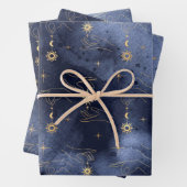 Blush und Marine Geschenkpapier Set (Beispiel)