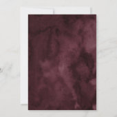 Blush und Marsala Pumpkin Stock die Bar Einladung (Rückseite)