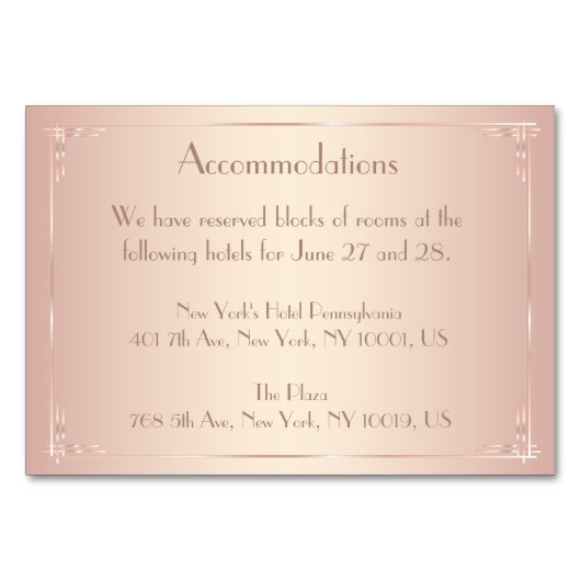 Blush Vintage Hochzeit Unterkunft Tischnummer (Vorderseite)