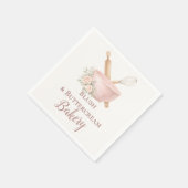 Blush Vintage Patisserie Bakery Business Serviette (Ecke)