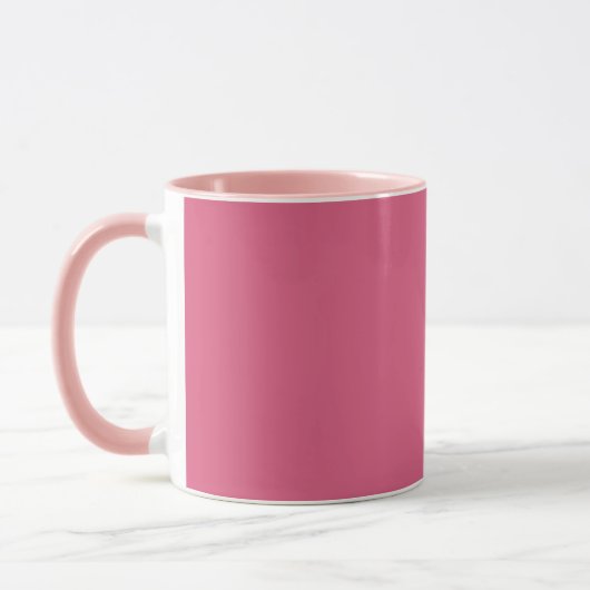Blush (Vollfarbe) Tasse (Links)